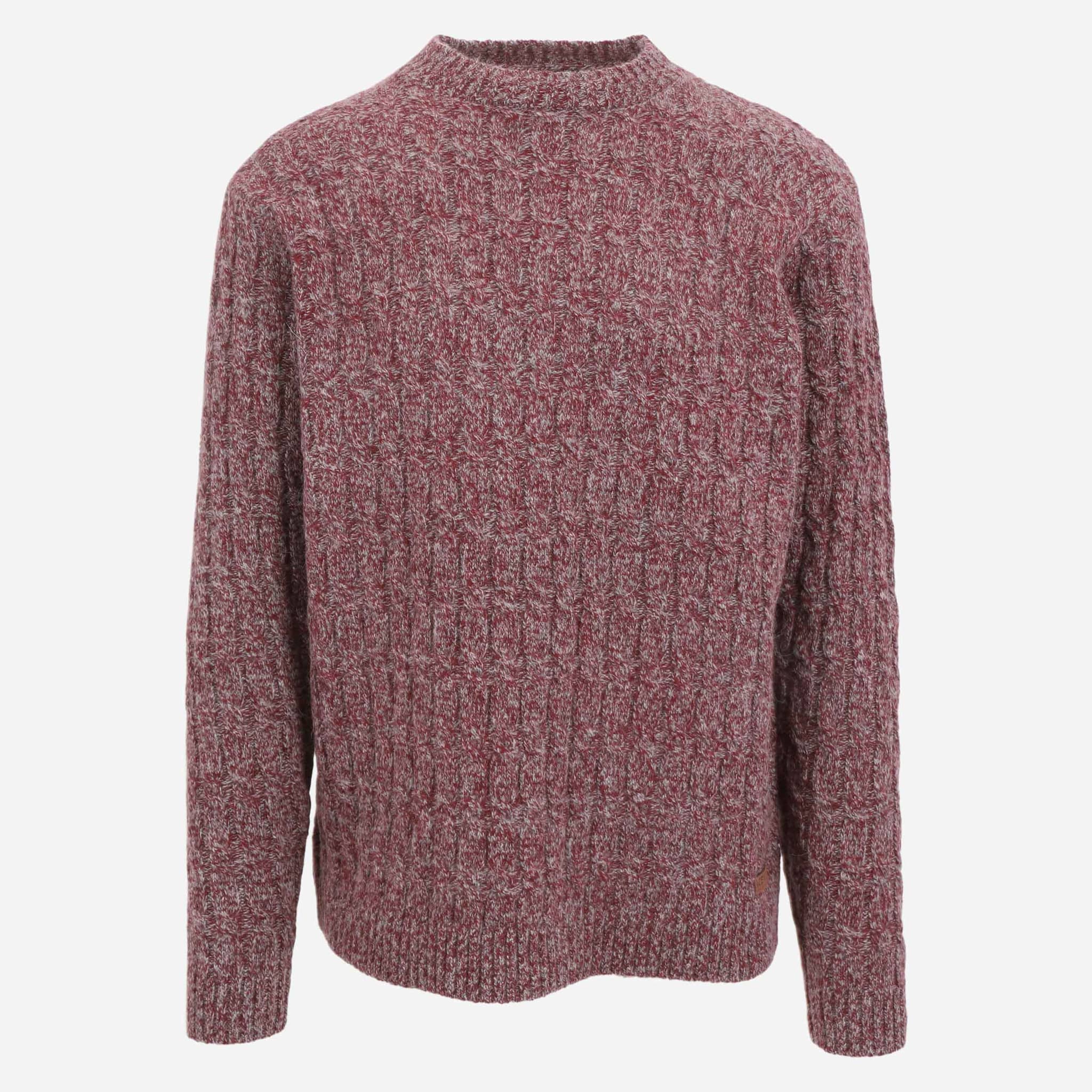 Hraunfjall cable knit wool sweater